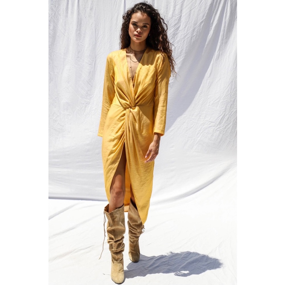 Metallic Horizon Dress